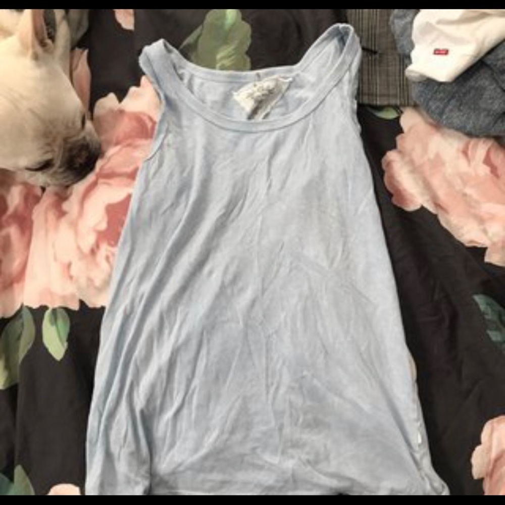 Blue tank